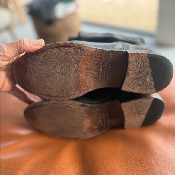 Isabel Marant Womens EU 38 Black Leather Riding Boots - Picture 6 of 12